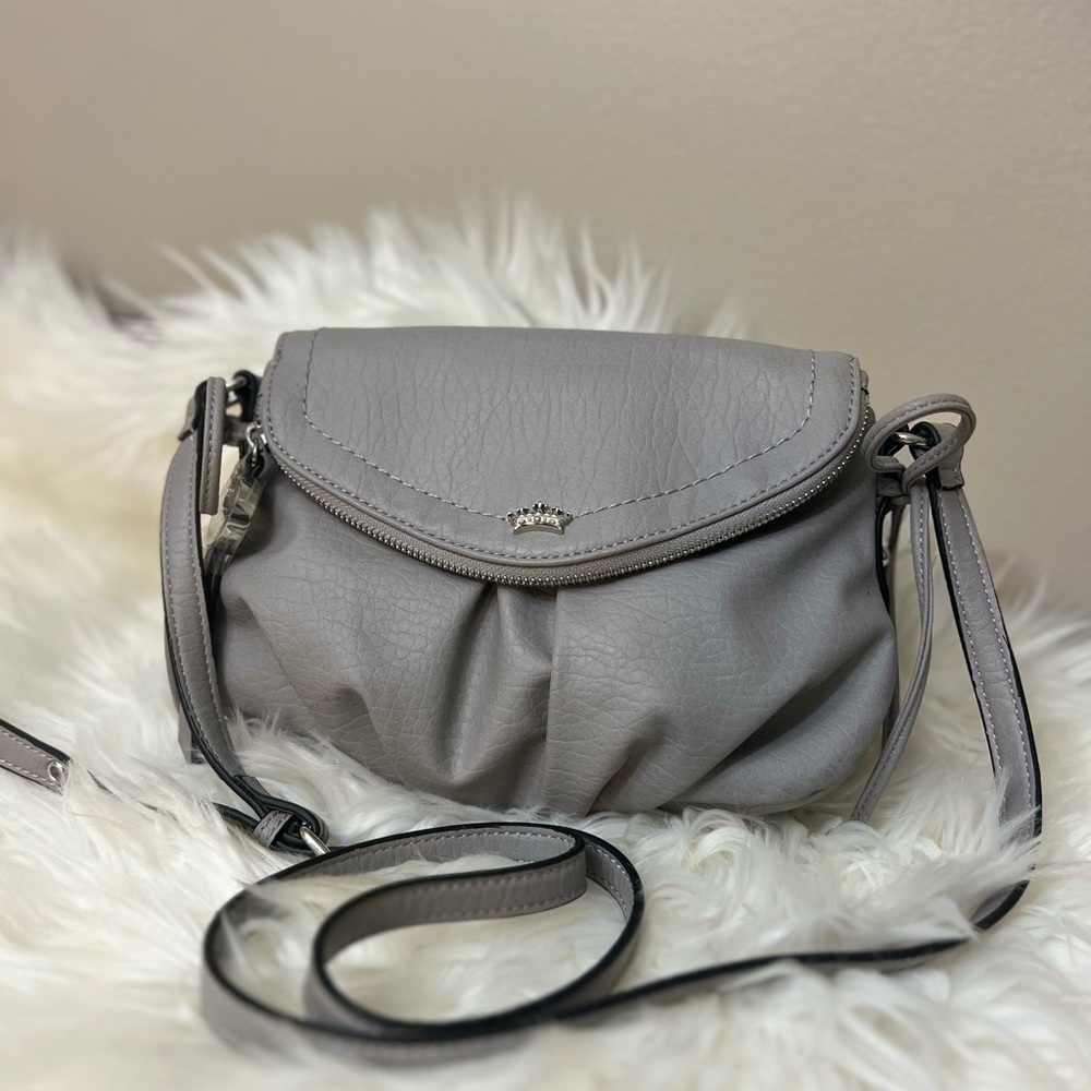 Juicy Couture Pewter Gray Traveler Crossbody .NWOT